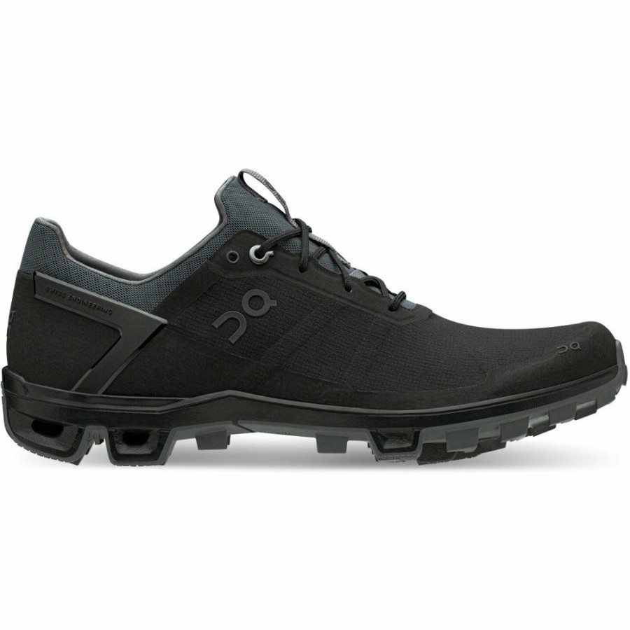 Running Shoes * | On Cloudventure Peak Women Trailrunning Shoe Black & Rock On Running Online