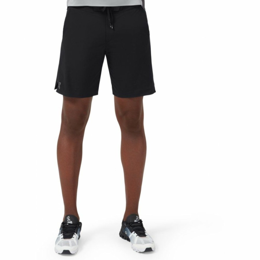 Shorts & Pants & Skirts * | On Hybrid Shorts Black On Running Clearance