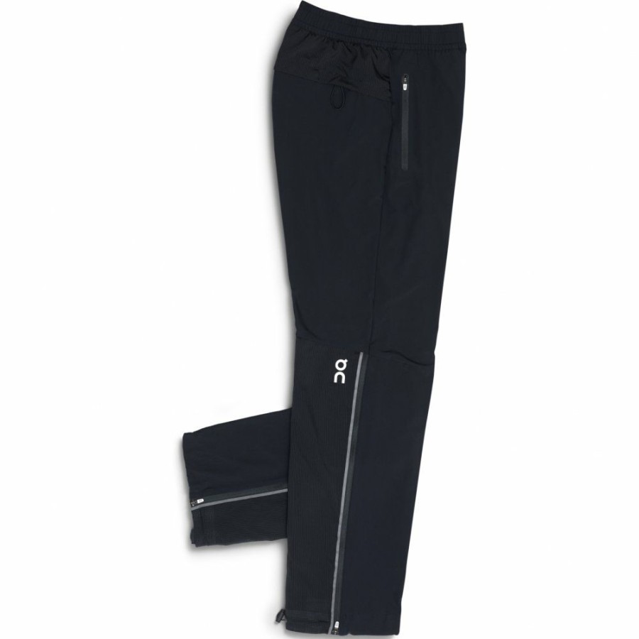 Shorts & Pants & Skirts * | On Track Pants Black On Running Clearance