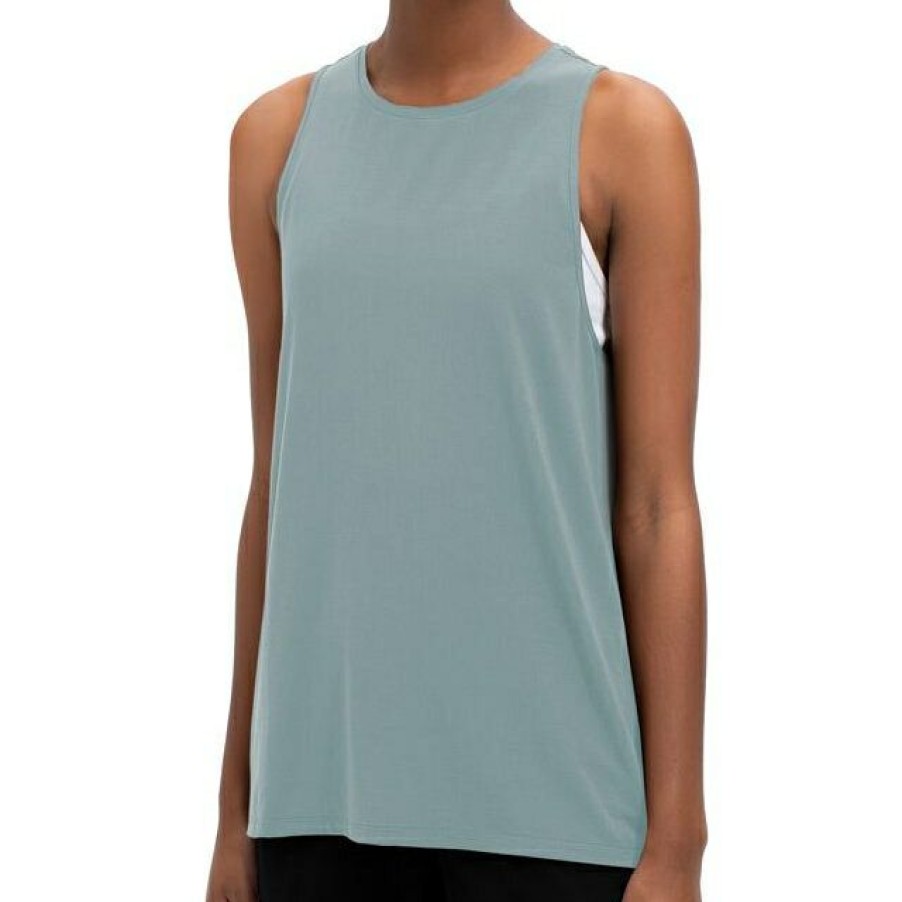 Shirts & Tops * | On Active Tank Women Running Shirt Sea On Running Outlet