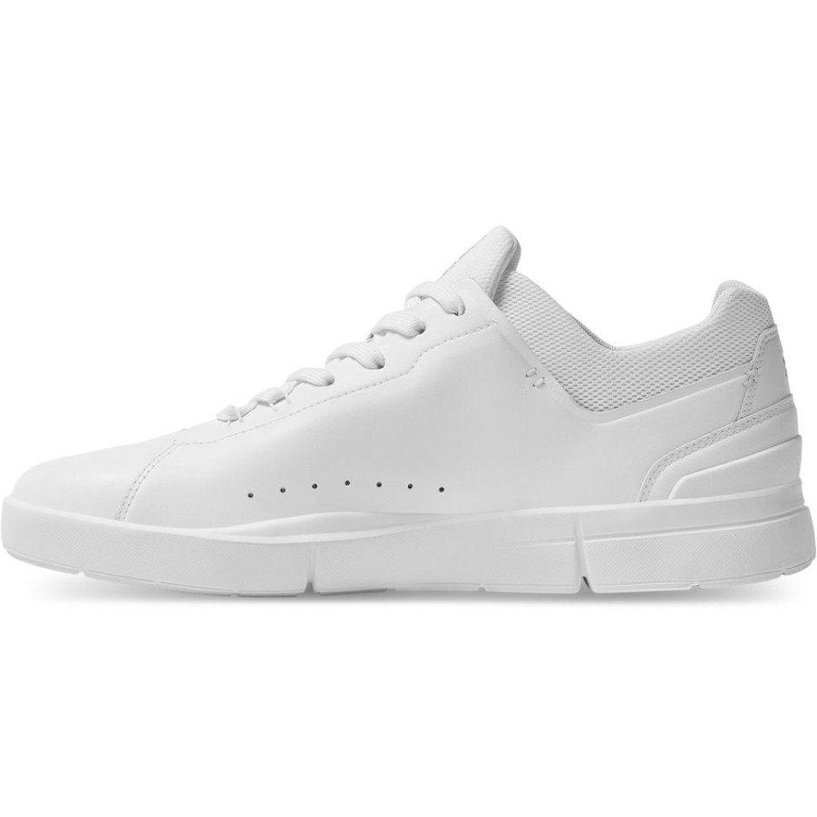 Streetwear * | On The Roger Advantage Sneaker All White On Running Outlet