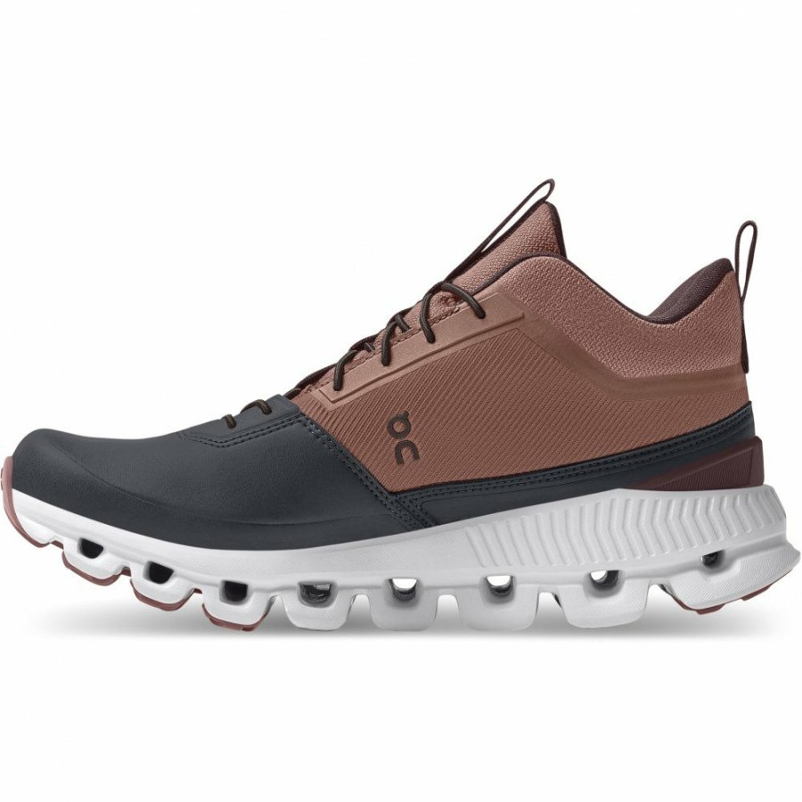 Running Shoes * | On Cloud Hi Waterproof Women'S Shoe Cocoa & Pebble On Running Outlet