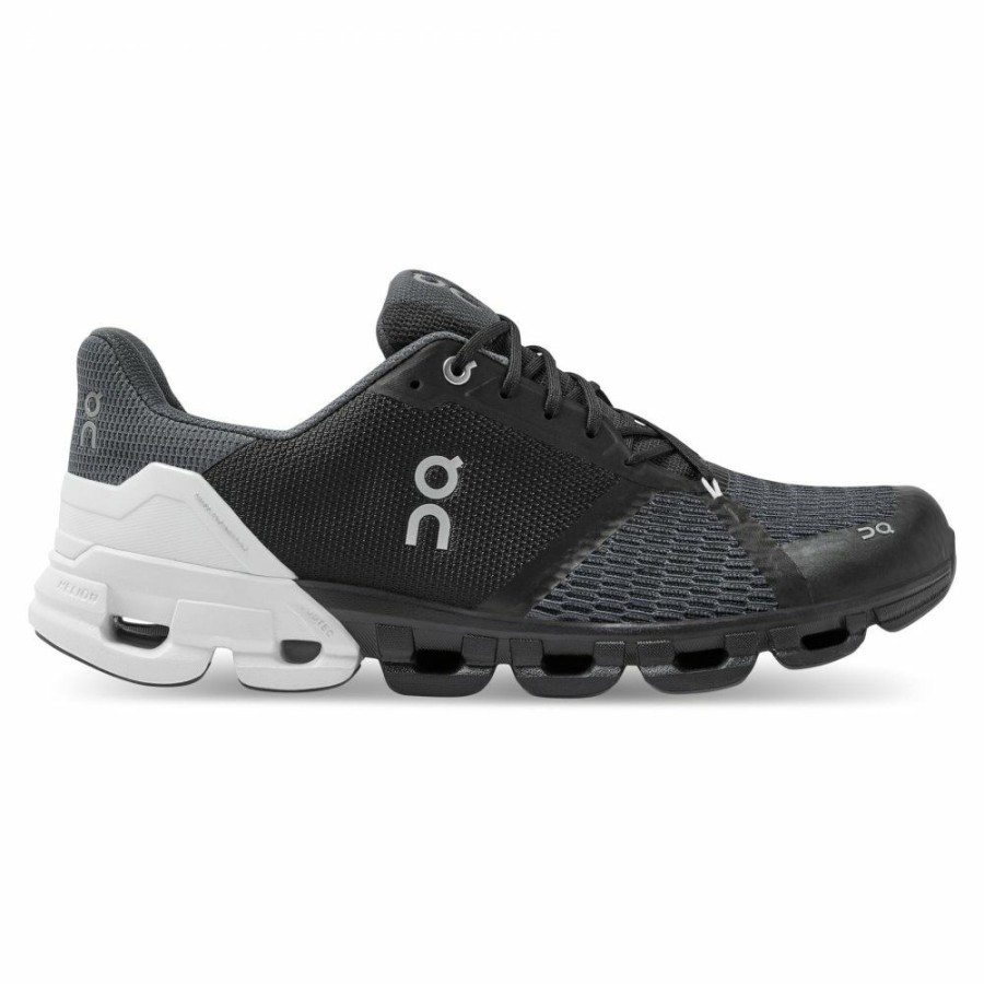 Running Shoes * | On Cloudflyer Running Shoe Black & White On Running Online