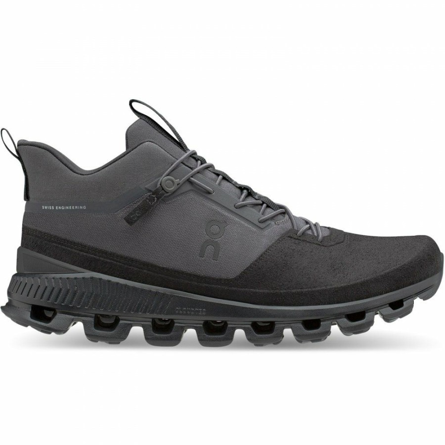 Running Shoes * | On Cloud Hi Shoe Eclipse & Black On Running Clearance