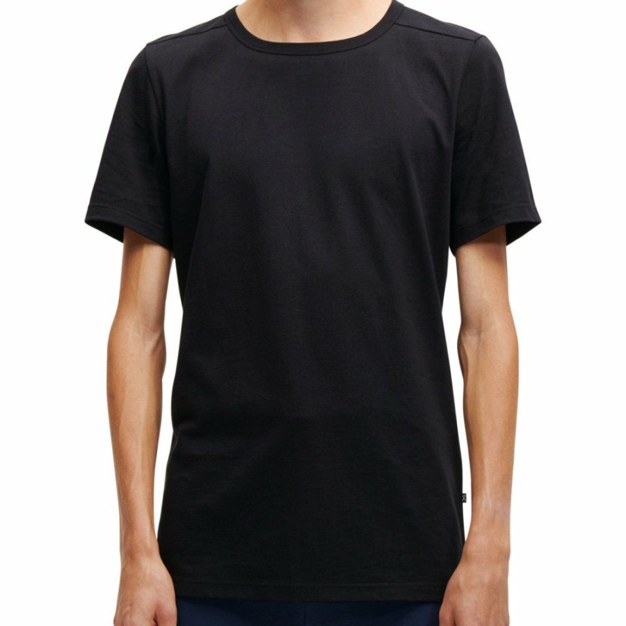 Shirts & Tops * | On T Shirt Black On Running Outlet