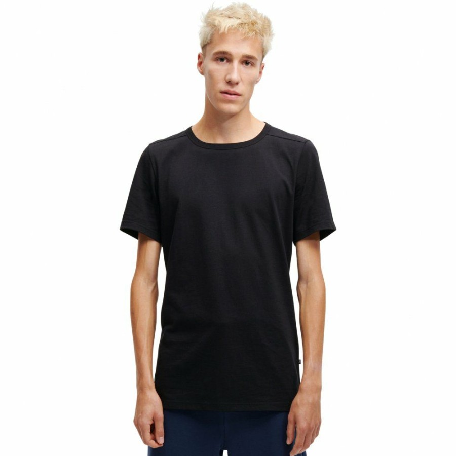 Shirts & Tops * | On T Shirt Black On Running Outlet