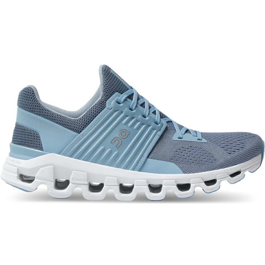 Running Shoes * | On Cloudswift Women Running Shoe Lake & Sky On Running Clearance