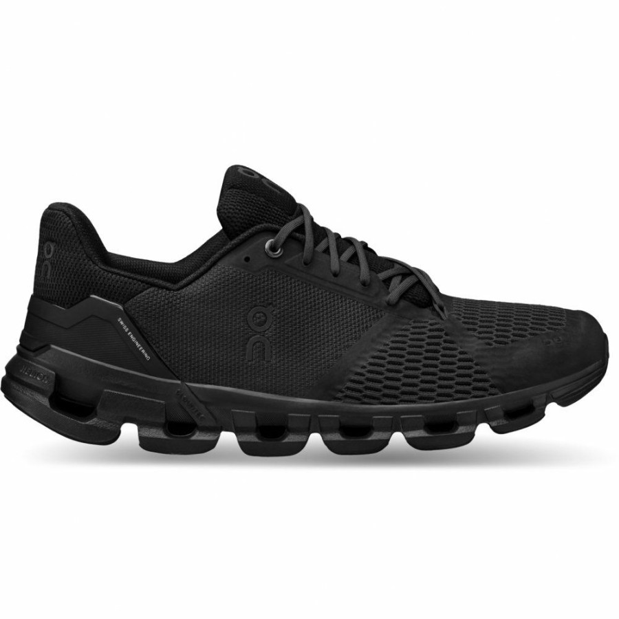 Running Shoes * | On Cloudflyer Running Shoe All Black On Running Online