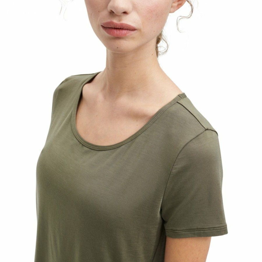 Shirts & Tops * | On Active-T Breathe Women Running Shirt Olive On Running Online