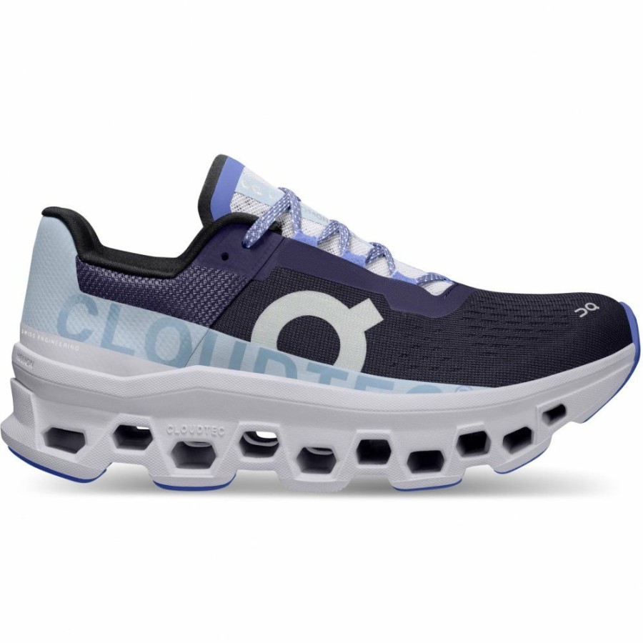 Running Shoes * | On Cloudmonster Women Running Shoe Acai & Lavender On Running Online