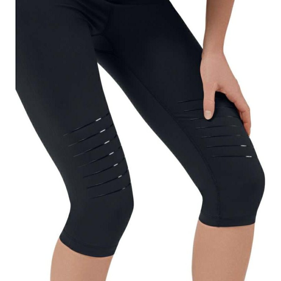 Shorts & Pants & Skirts * | On Trail Tights Women Black On Running Online