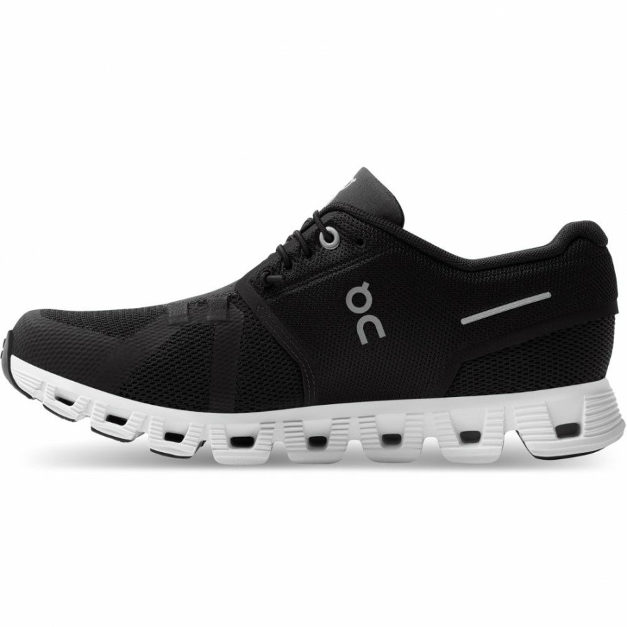 Streetwear * | On Cloud 5 Women Shoe Black & White On Running Outlet