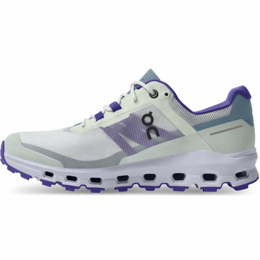 Running Shoes * | On Cloudvista Women Trailrunning Shoe Frost & Mineral On Running Clearance