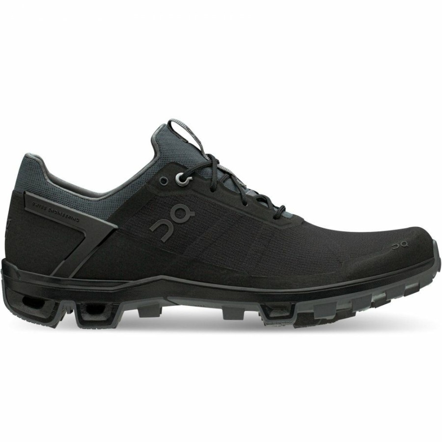 Running Shoes * | On Cloudventure Peak Trailrunning Shoe Black & Rock On Running Outlet