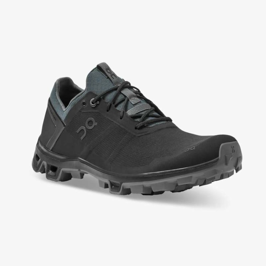 Running Shoes * | On Cloudventure Peak Trailrunning Shoe Black & Rock On Running Outlet