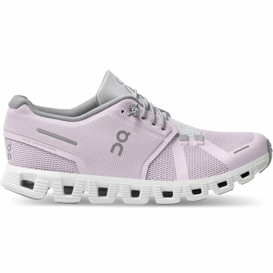 Streetwear * | On Cloud 5 Women Shoe Lily & Frost On Running Outlet