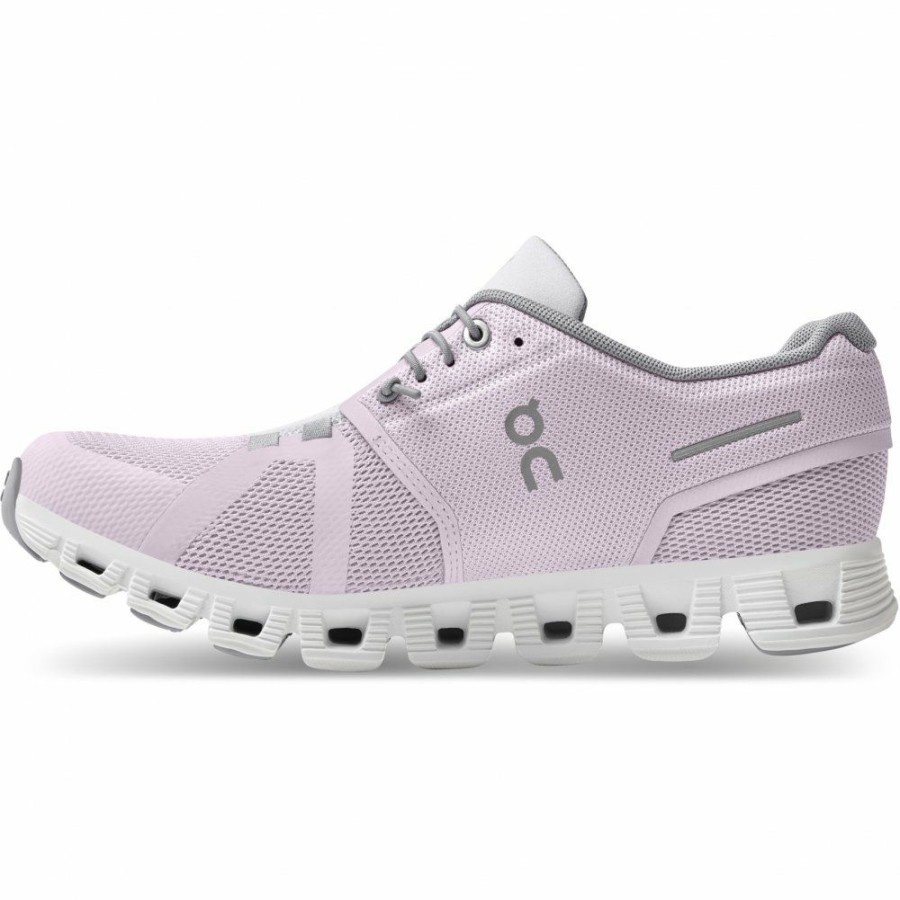 Streetwear * | On Cloud 5 Women Shoe Lily & Frost On Running Outlet