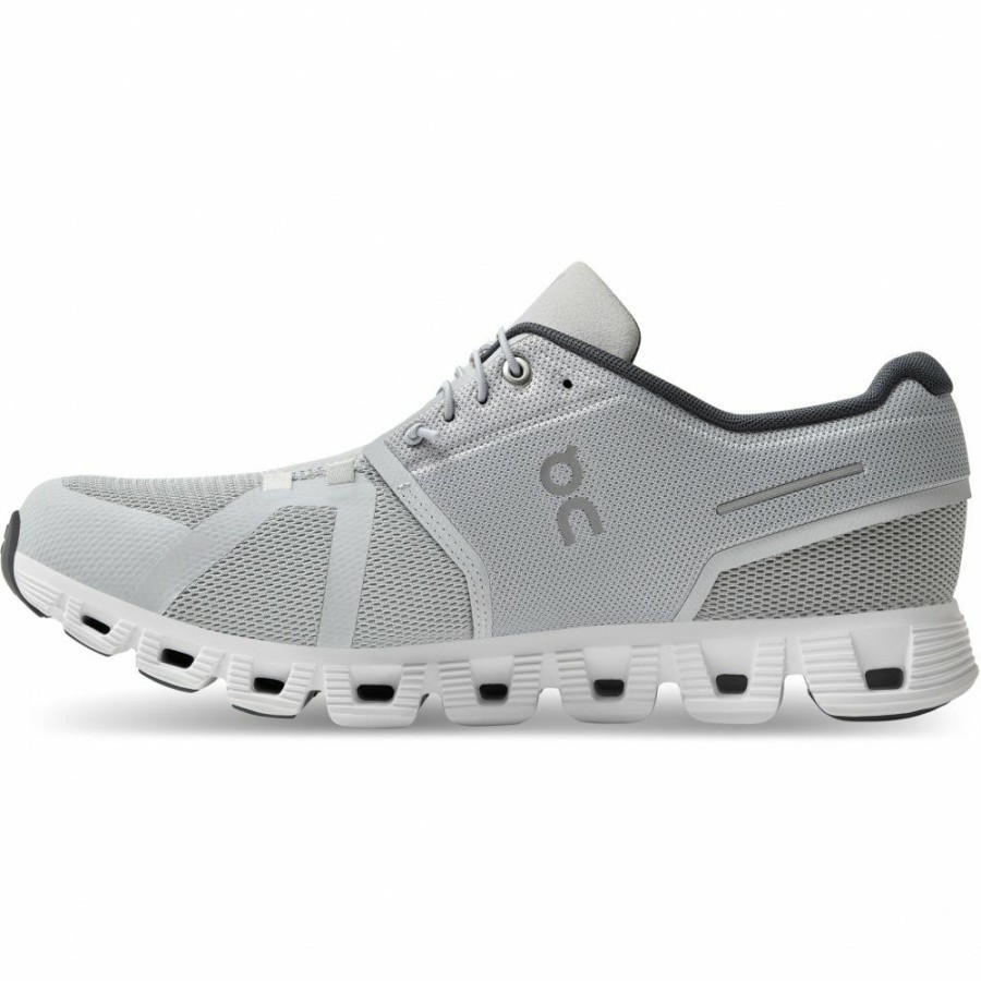 Streetwear * | On Cloud 5 Running Shoe Glacier & White On Running Online