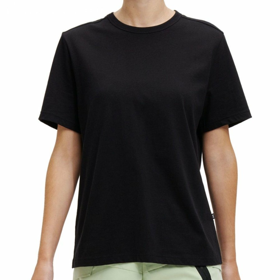 Shirts & Tops * | On T Women T-Shirt Black On Running Outlet