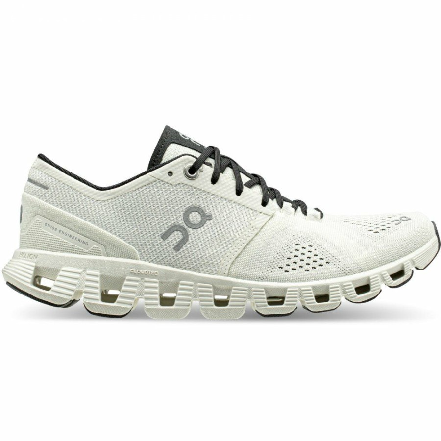 Running Shoes * | On Cloud X Running Shoe White & Black On Running Clearance