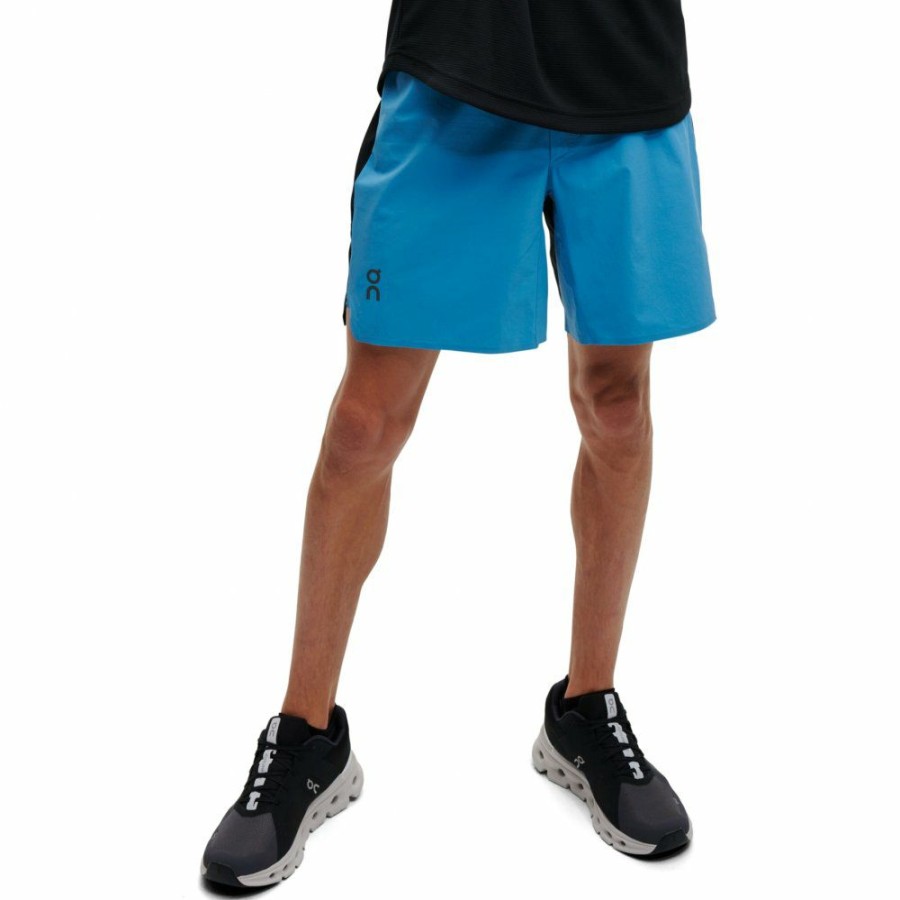 Shorts & Pants & Skirts * | On Lightweight Shorts Niagara & Black On Running Outlet