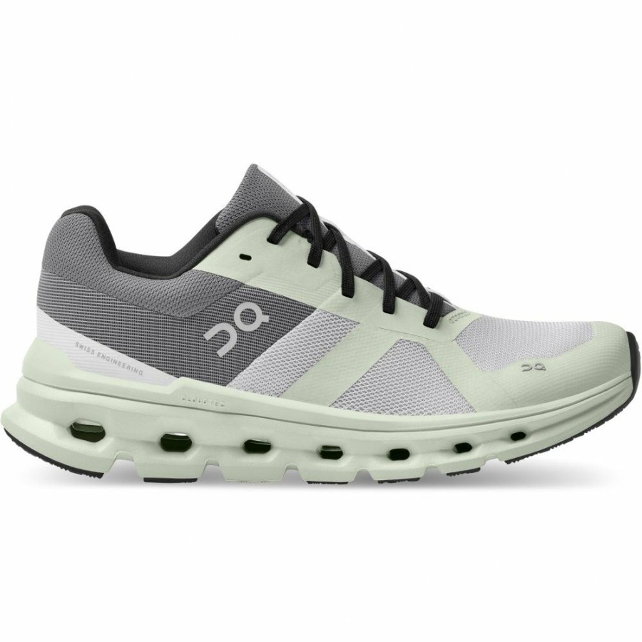 Running Shoes * | On Cloudrunner Women Running Shoes Frost & Aloe On Running Clearance