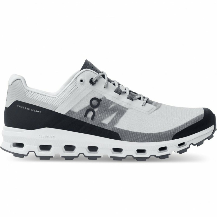 Running Shoes * | On Cloudvista Trailrunning Shoe Glacier & Black On Running Online