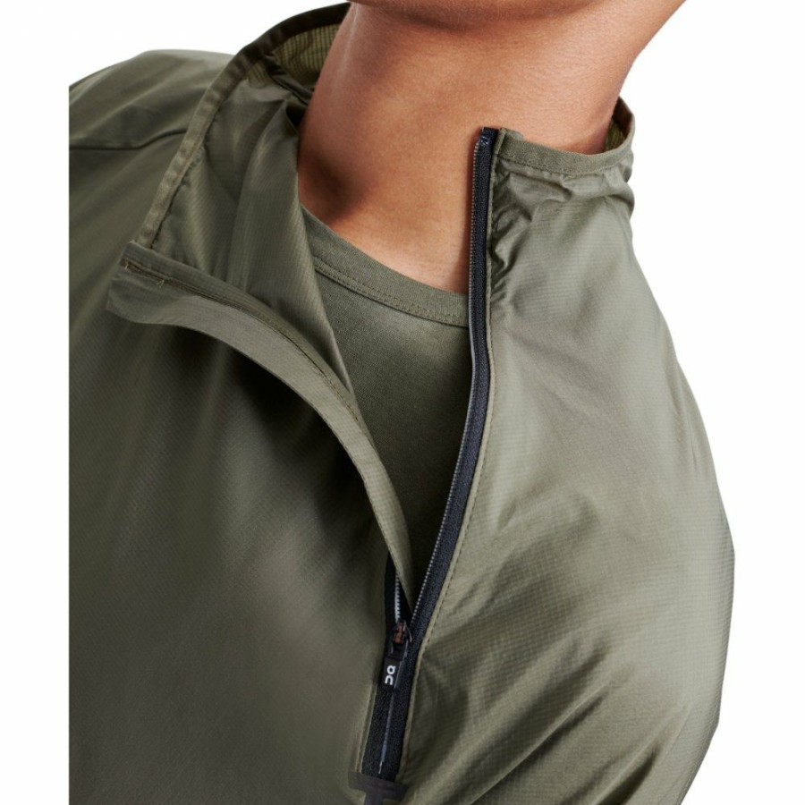 Jackets & Vests * | On Active Jacket Olive On Running Clearance