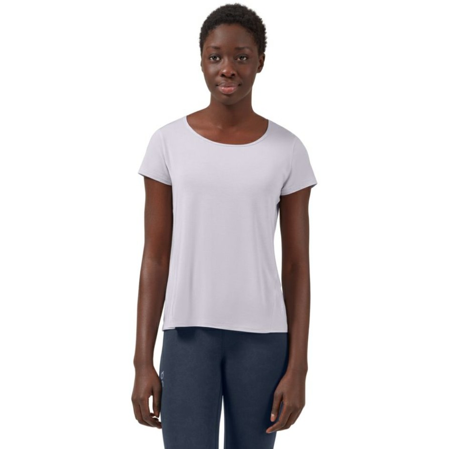 Shirts & Tops * | On Active-T Breathe Women Running Shirt Lilac On Running Clearance