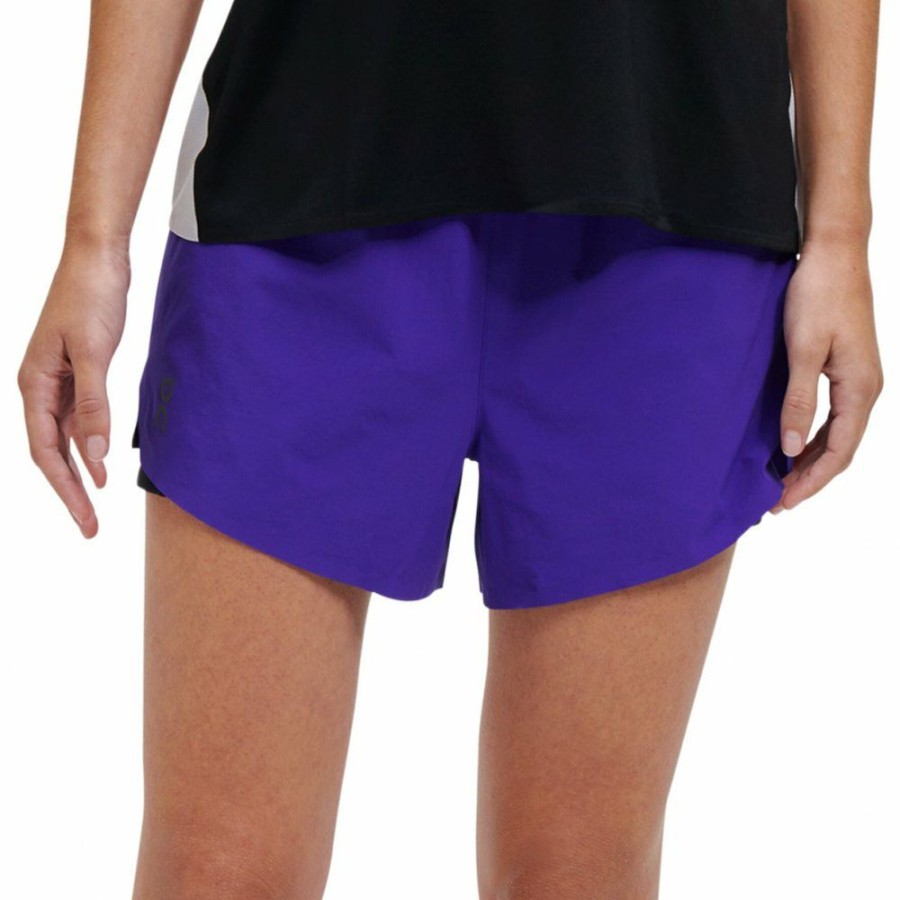 Shorts & Pants & Skirts * | On Running Shorts Women Twilight & Black Online