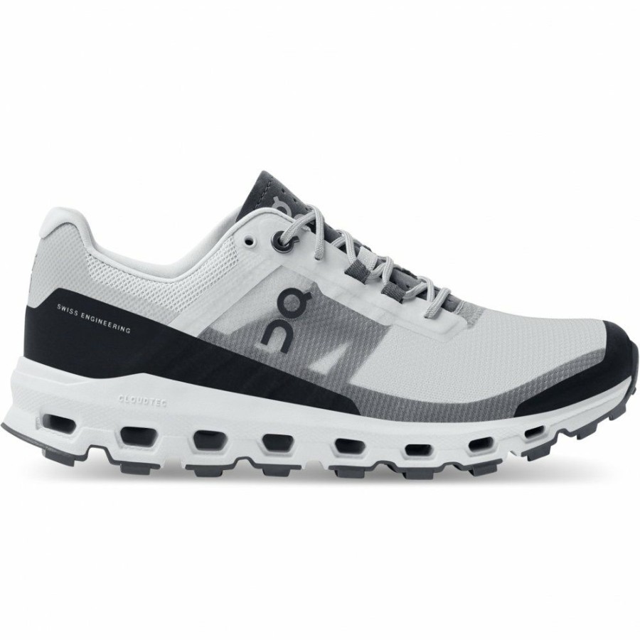 Running Shoes * | On Cloudvista Women Trailrunning Shoe Glacier & Black On Running Clearance