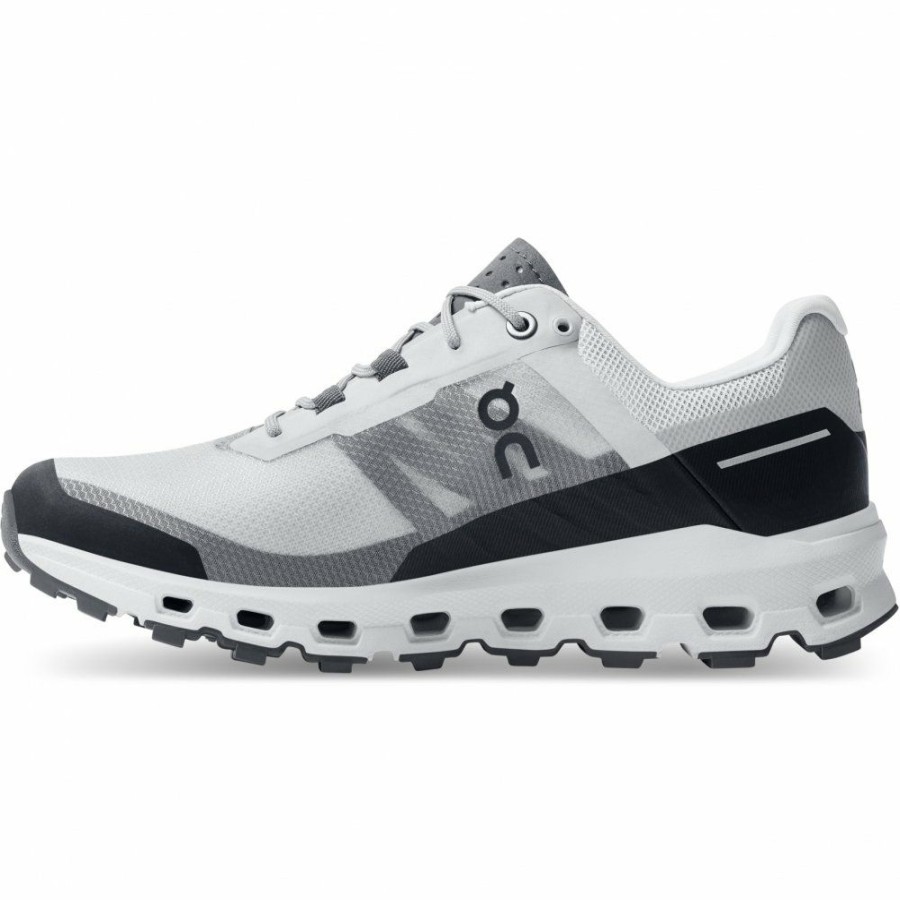 Running Shoes * | On Cloudvista Women Trailrunning Shoe Glacier & Black On Running Clearance