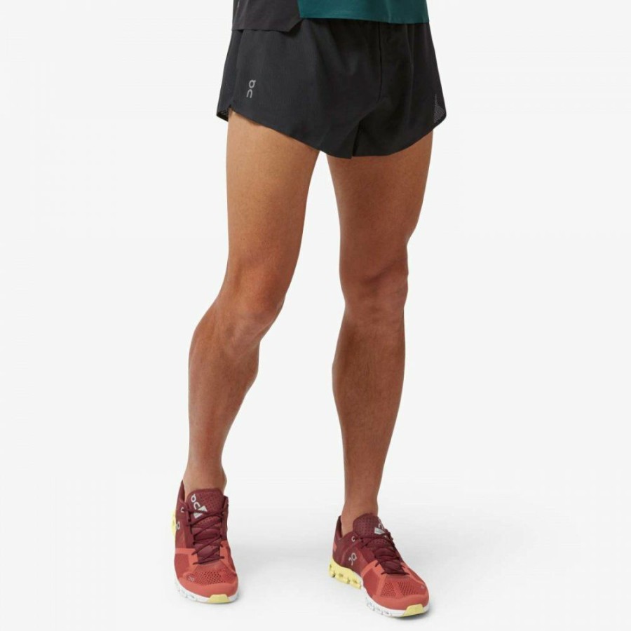 Shorts & Pants & Skirts * | On Race Shorts Black On Running Online