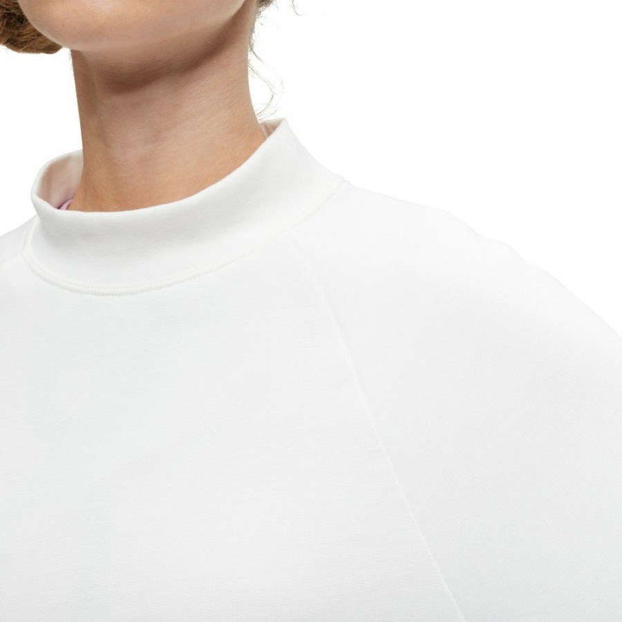 Streetwear * | On Crew Neck Women Sweatshirt White On Running Outlet