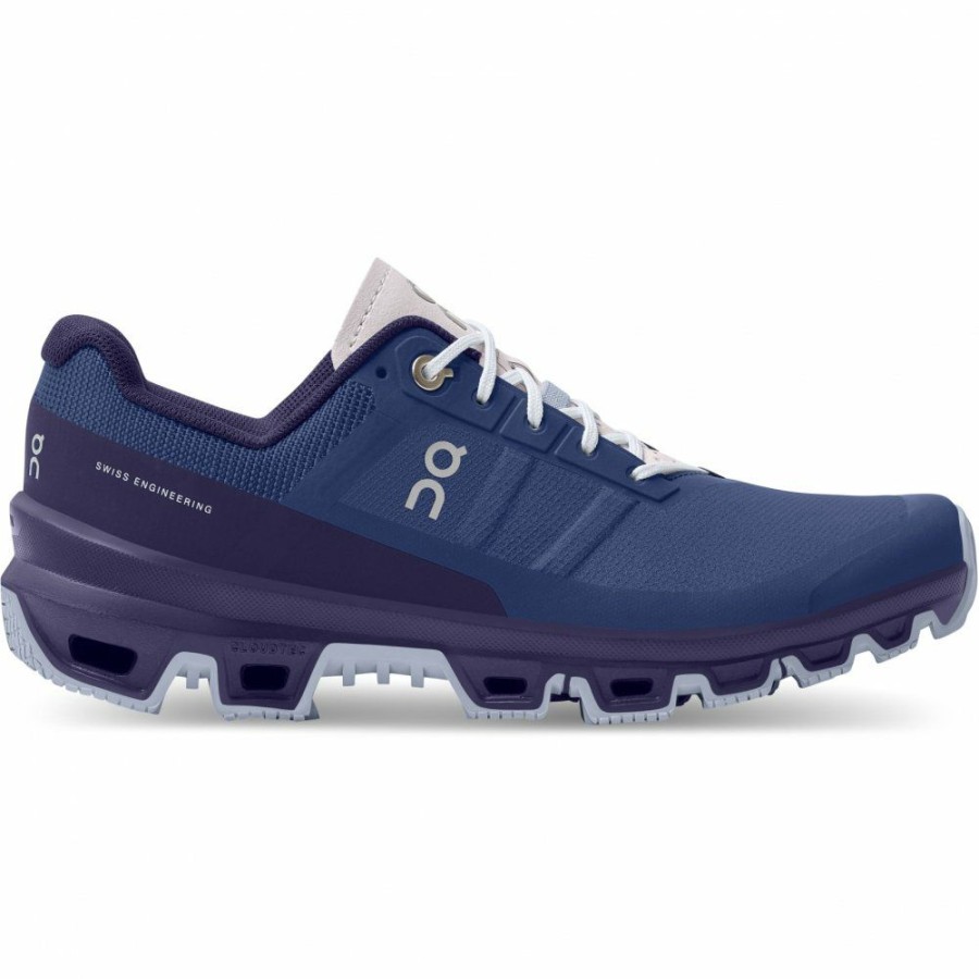 Running Shoes * | On Cloudventure Women Trailrunning Shoe Twilight & Acai On Running Clearance