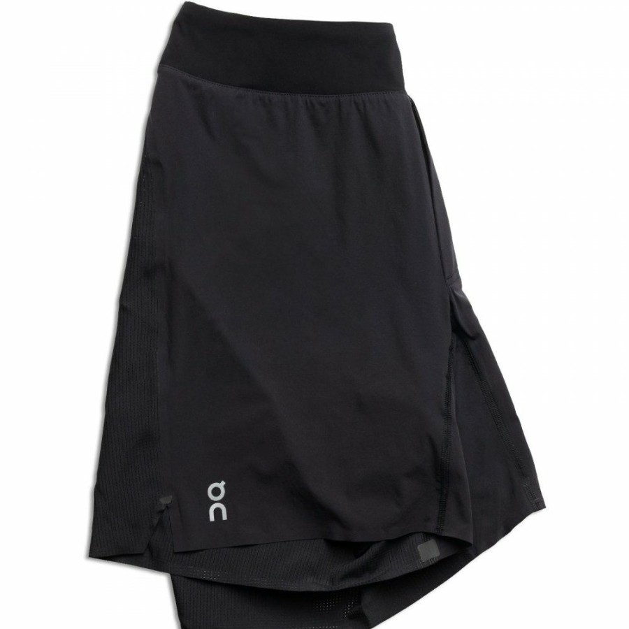 Shorts & Pants & Skirts * | On Lightweight Shorts Black On Running Clearance