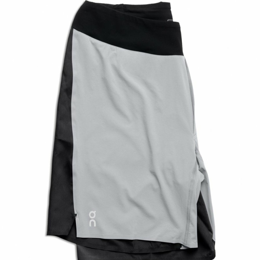 Shorts & Pants & Skirts * | On Lightweight Shorts Dark & Black On Running Outlet