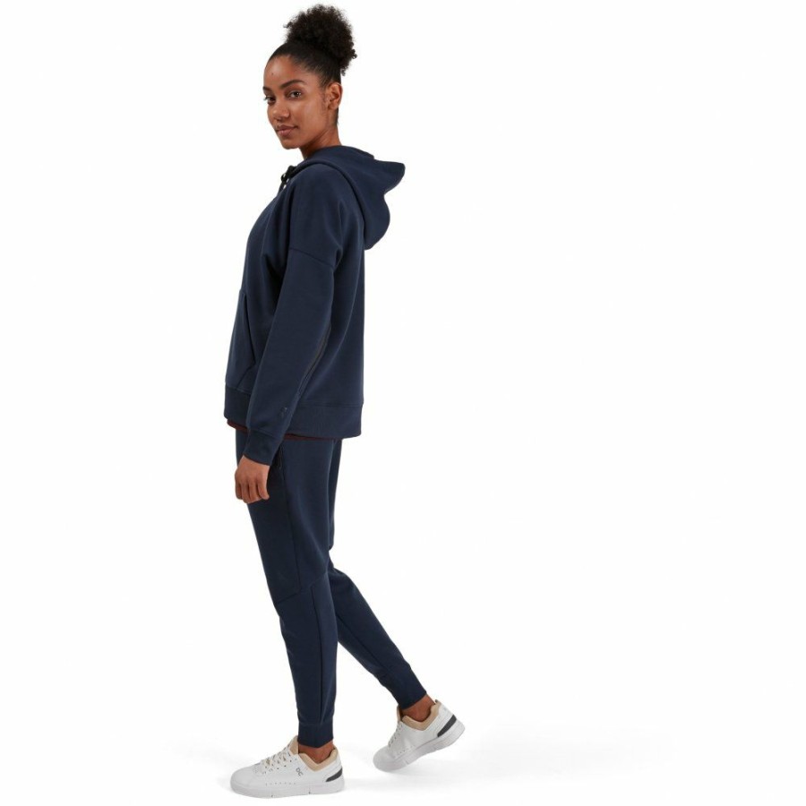 Shirts & Tops * | On Hoodie Women Navy On Running Clearance