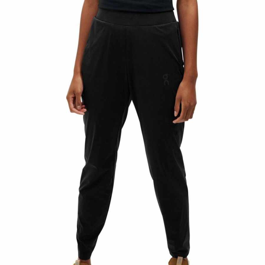 Shorts & Pants & Skirts * | On Lightweight Pants Women Black On Running Online