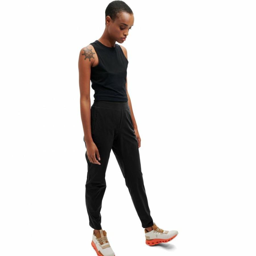 Shorts & Pants & Skirts * | On Lightweight Pants Women Black On Running Online