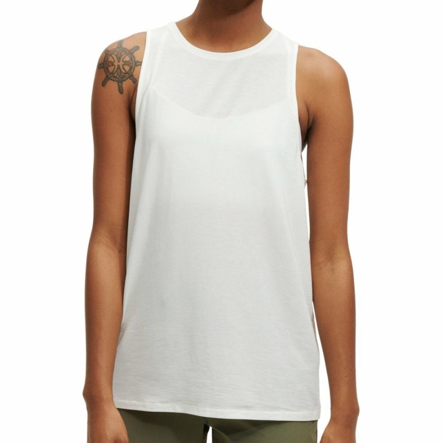 Shirts & Tops * | On Active Tank Women Running Shirt White On Running Online