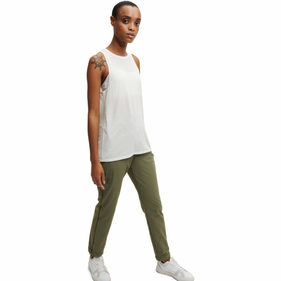 Shirts & Tops * | On Active Tank Women Running Shirt White On Running Online