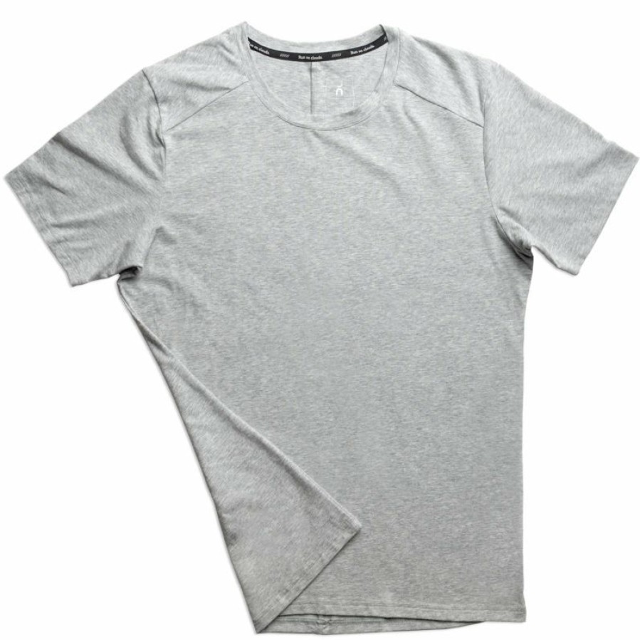 Shirts & Tops * | On T Shirt Grey On Running Clearance