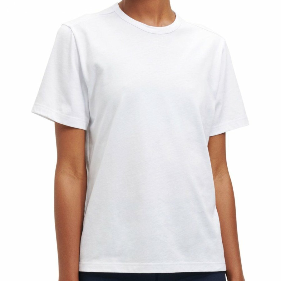 Shirts & Tops * | On T Women T-Shirt White On Running Clearance