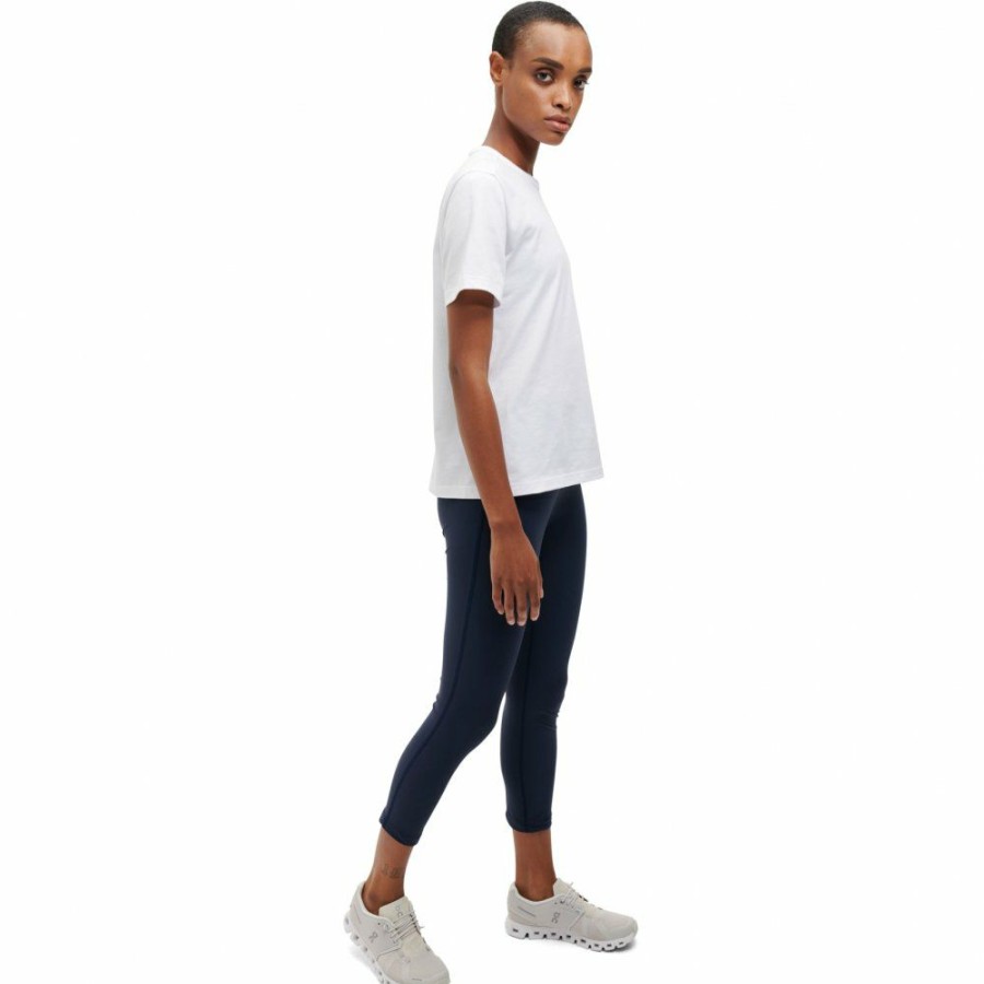 Shirts & Tops * | On T Women T-Shirt White On Running Clearance