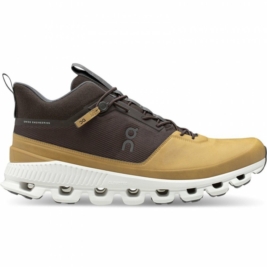 Running Shoes * | On Cloud Hi Shoe Umber & Caramel On Running Clearance