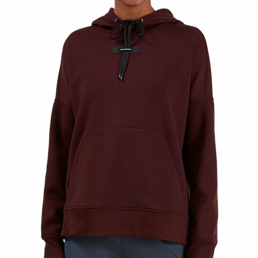 Shirts & Tops * | On Hoodie Women Mulberry On Running Clearance