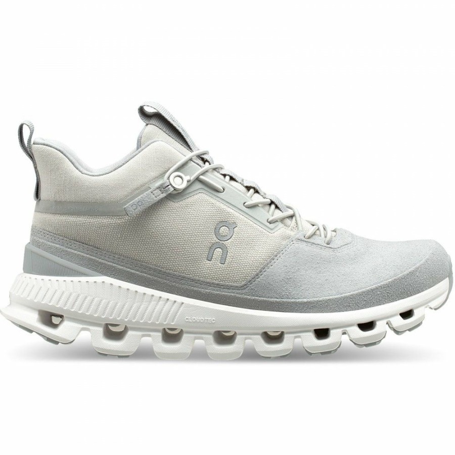 Running Shoes * | On Cloud Hi Women'S Running Shoe Glacier & Grey On Running Online