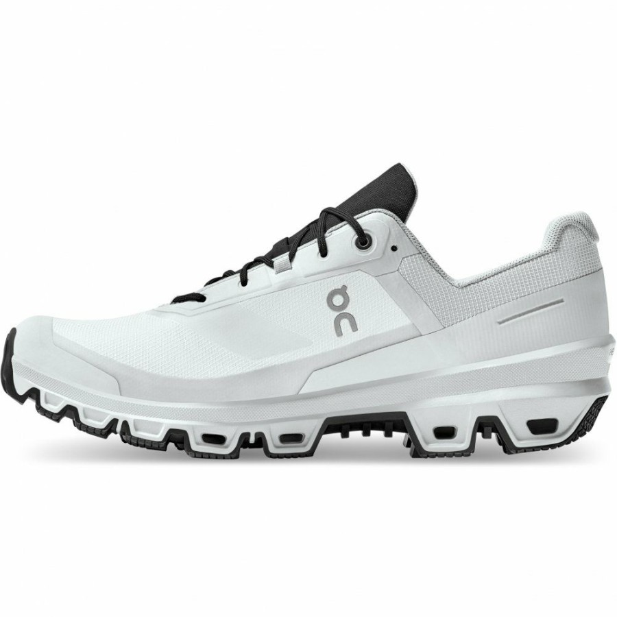 Running Shoes * | On Cloudventure Waterproof Trailrunning Shoe Glacier & Black On Running Outlet