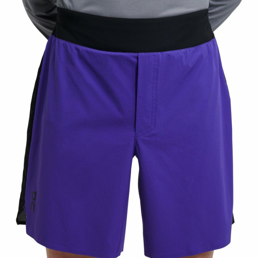 Shorts & Pants & Skirts * | On Lightweight Shorts Twilight & Black On Running Clearance